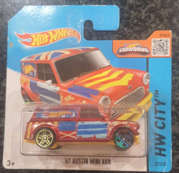 HOTWHEELS '67 AUSTIN MINI VAN
