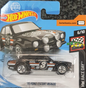 HOT WHEELS '70 FORD ESCORT RS1600
