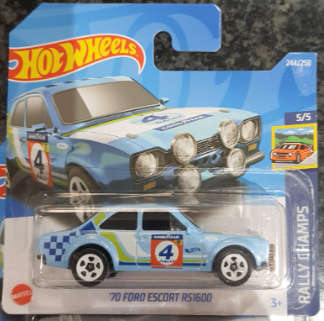 HOT WHEELS '70 FORD ESCORT RS1600