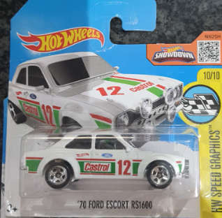 HOTWHEELS '70 FORD ESCORT RS1600