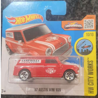 HOTWHEELS '67 AUSTIN MINI VAN