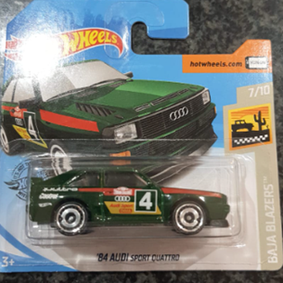 HOT WHEELS '84 AUDI SPORT QUATTRO