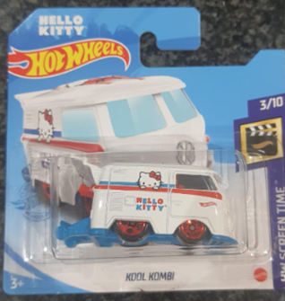 HOTWHEELS KOOL KOMBI HELLO KITTY