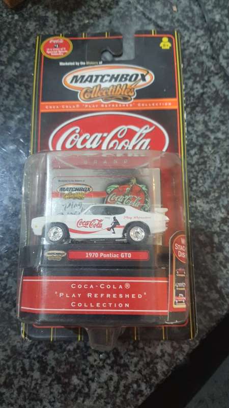 MATCHBOX COLLECTIBLES 1970 PONTIC GT0 COCA COLA "PLAY REFRESHED"