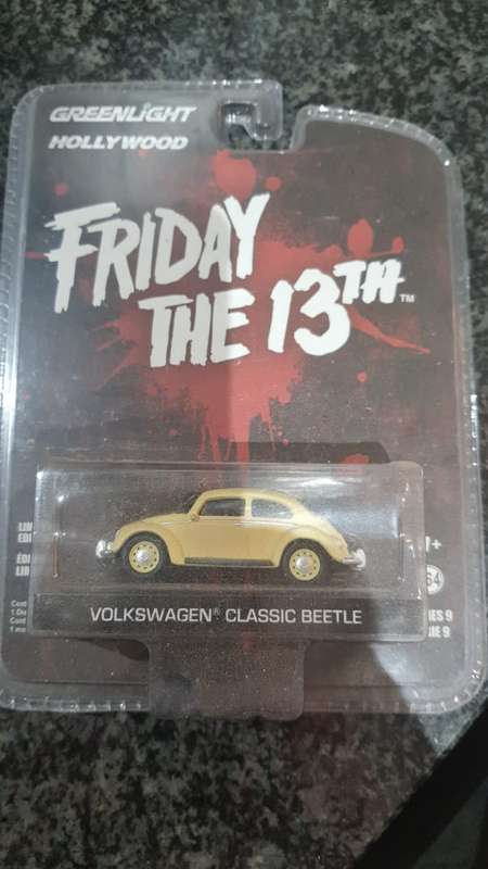 GREENLIGHT HOLLYWOOD FRIDAY THE 13TH VOLKSWAGEN CLASSIC BEETLE