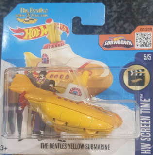 HOTWHEELS THE BEATLES YELLOW SUBMARINE