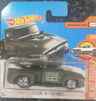 HOT WHEELS CUSTOM '56 FORD TRUCK (CAR IS OPEN)