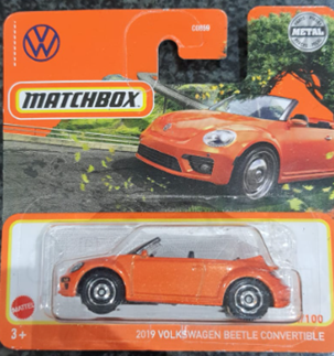 MATCHBOX 2019 VOLKSWAGN BEETLE CONVERTIBLE