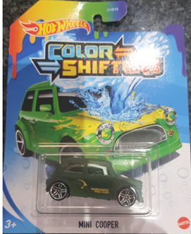 HOT WHEELS MINI COOPER COLOR SHIFTER