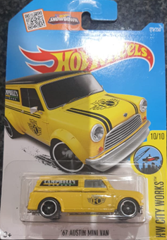 HOTWHEELS 67 AUSTIN MINI VAN
