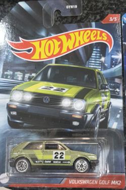 HOT WHEELS VOLKSWAGEN GOLF MK2