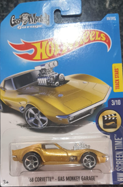 HOT WHEELS '68 CORVETTE GAS MONKEY GARAGE