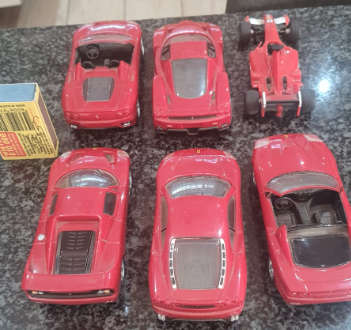 V POWER FERRARI SET OF 6 (A019)