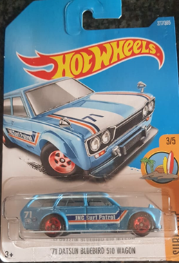 HOTWHEELS 71 DATSUN BLUEBIRD 510 WAGON