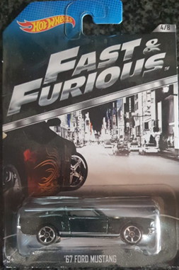 HOTWHEELS '67 FORD MUSTANG FAST & FURIOUS 4/8