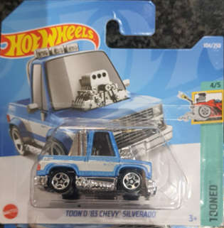 HOT- WHEELS TOONED '83 CHEVY SILVERADO
