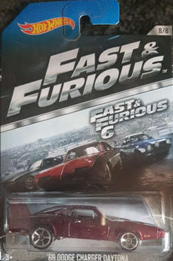 HOTWHEELS '69 DODGE CHALLENGER DAYTONA FAST & FURIOUS 8/8