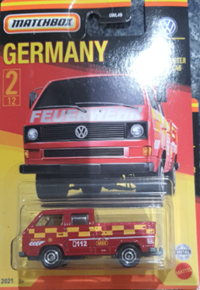 MATCHBOX 1990 VW TRANSPORTER CREW CAB