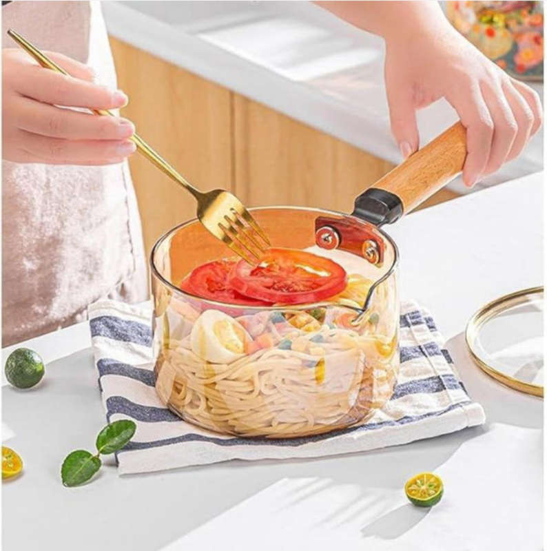 High Borosilicate Heat-Resistant Glass Pot