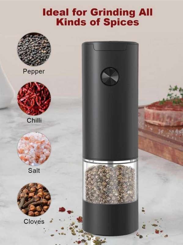 Redisson Electric Salt & Pepper Mill Set of 2 Spice Grinder