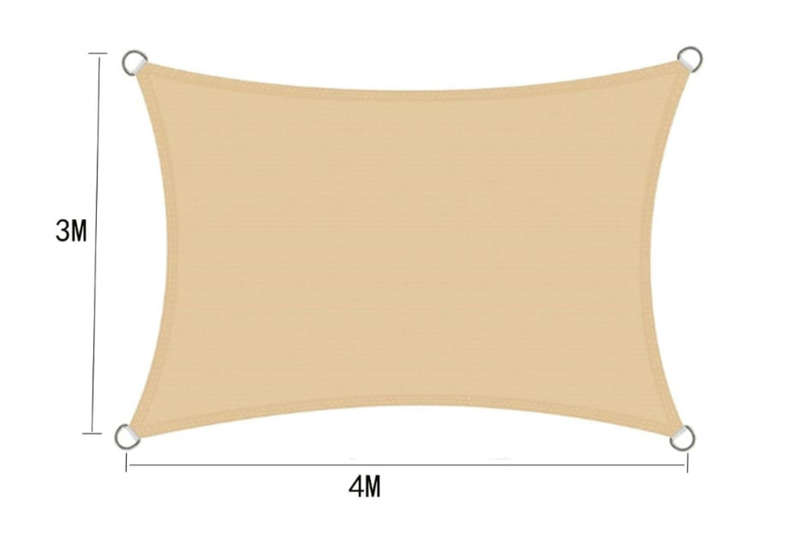 Sunshade sail-sun protection net 3*4...beige