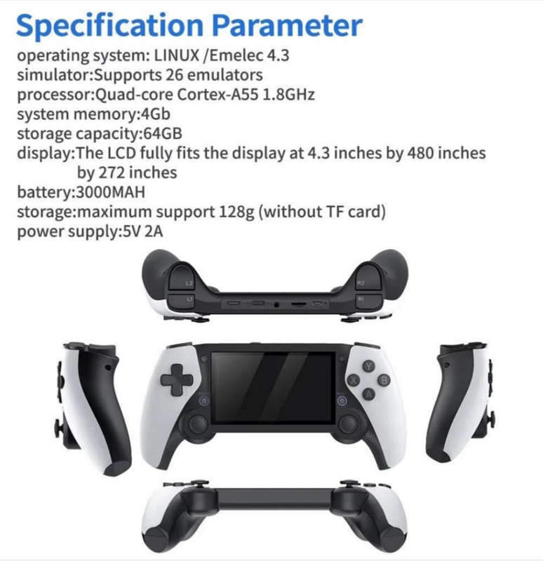 M25 console handheld game machine 4.3 inches 20000+ classic games