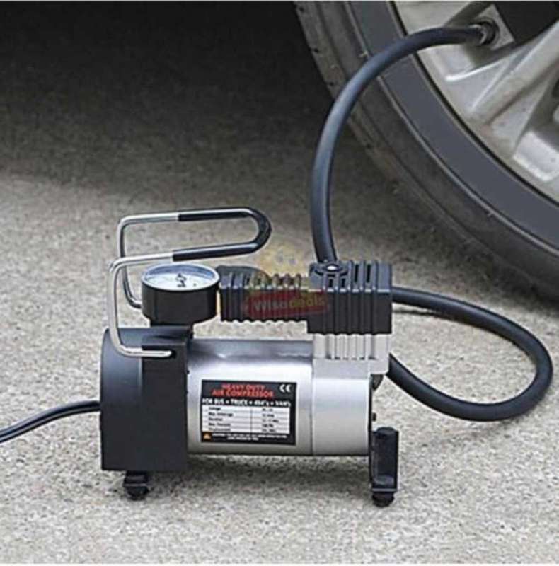 12V 120W Digital Air Compressor with Nozzles
