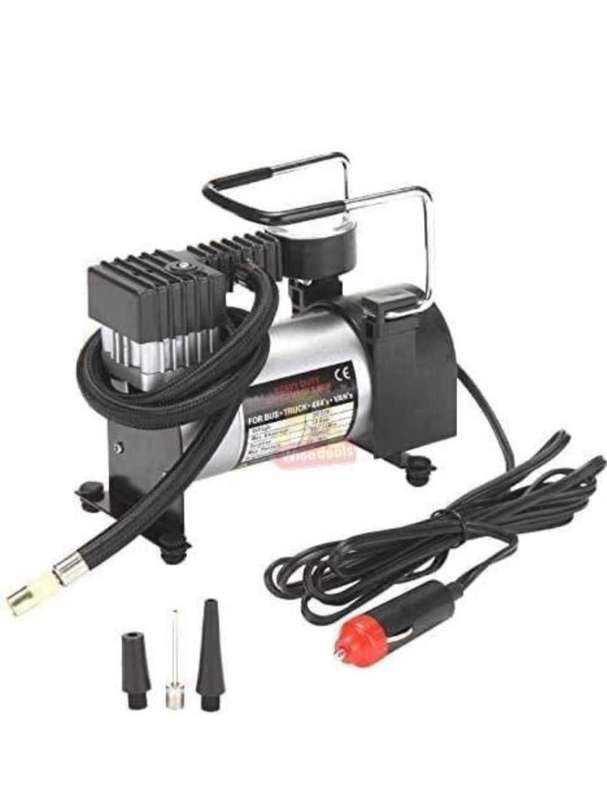12V 120W Digital Air Compressor with Nozzles