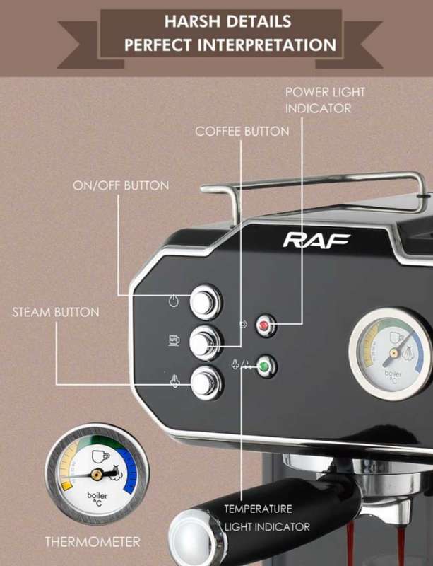 RAFEspresso Coffee Maker (Black)