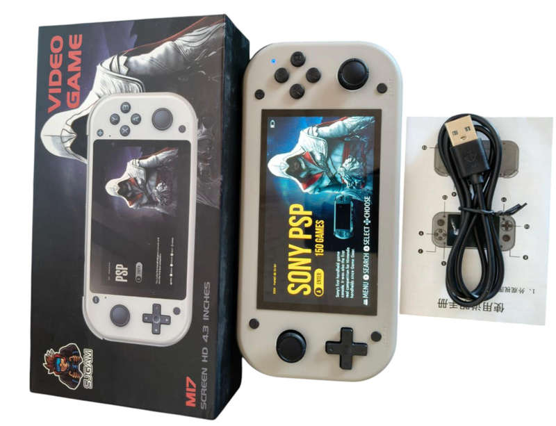Retro Game Handheld Game Console 4.3 Inch 480x272 LCD Screen