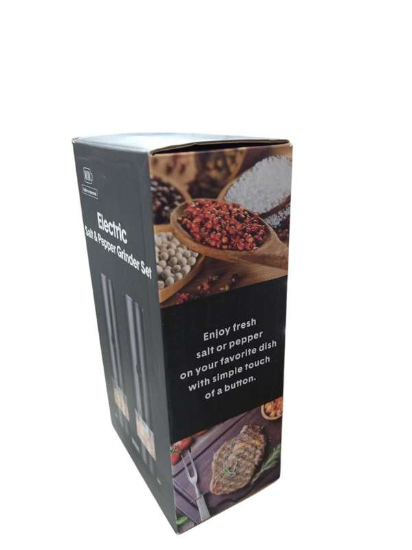 Redisson Electric Salt & Pepper Mill Set of 2 Spice Grinder