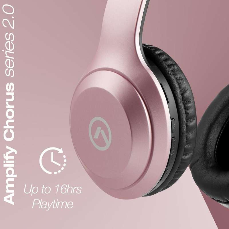 Amplify Chorus 2.0 Bluetooth Headphones - Rose Gold