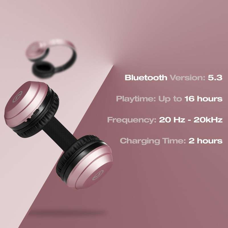 Amplify Chorus 2.0 Bluetooth Headphones - Rose Gold