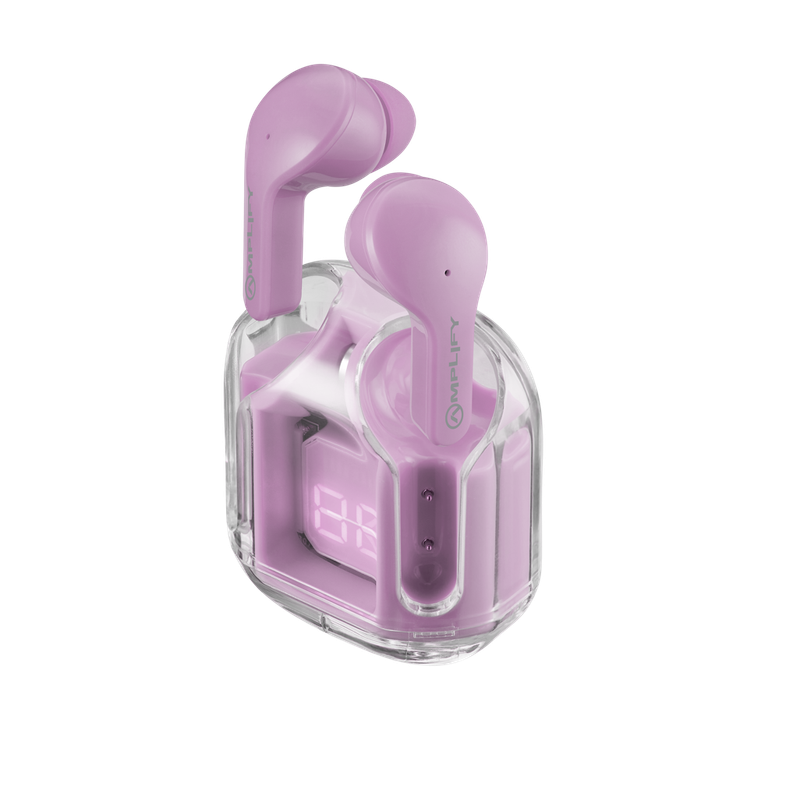 Amplify Lumina Series Bluetooth without Mic Headset - Pink