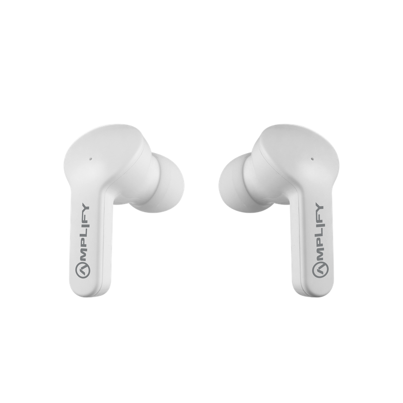 Amplify Lumina Series Bluetooth without Mic Headset - White