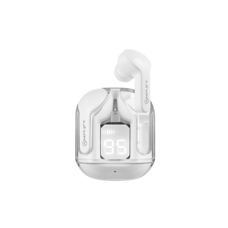 Amplify Lumina Series Bluetooth without Mic Headset - White
