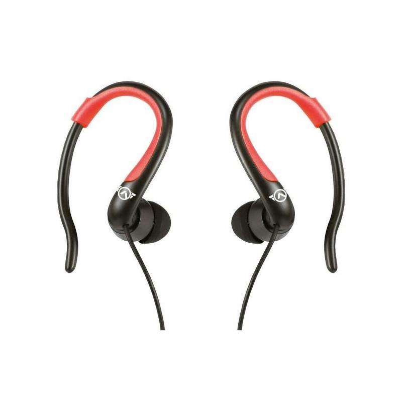 Amplify Sport Rapid Series Earbuds with Pouch  Black/Red