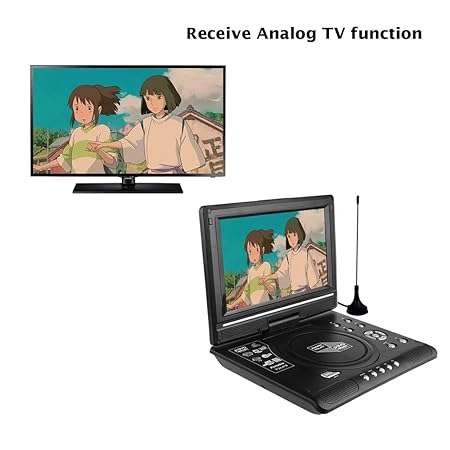 LMD-998 Portable HD DVD Player With LCD Screen With TV Tuner/Card Reader/USB/Game 9.8