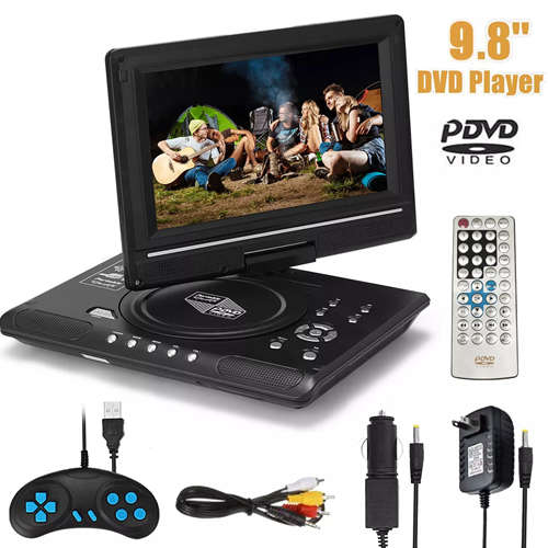 LMD-998 Portable HD DVD Player With LCD Screen With TV Tuner/Card Reader/USB/Game 9.8