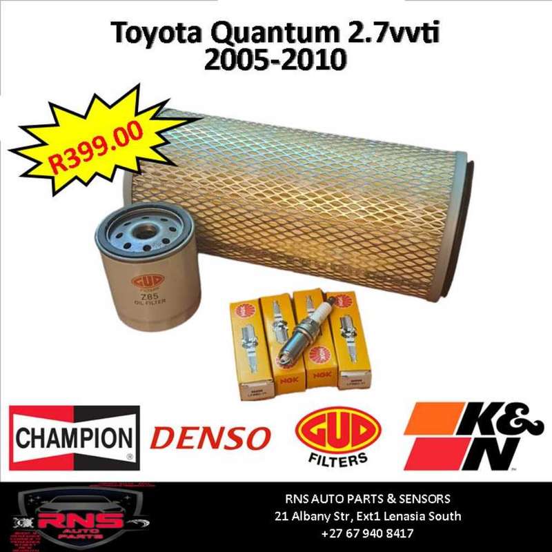Toyota quantum 2.7vvti service kit