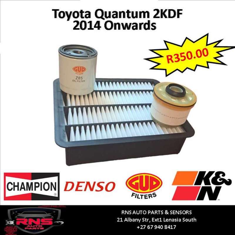 Toyota quantum 2kdf service kit