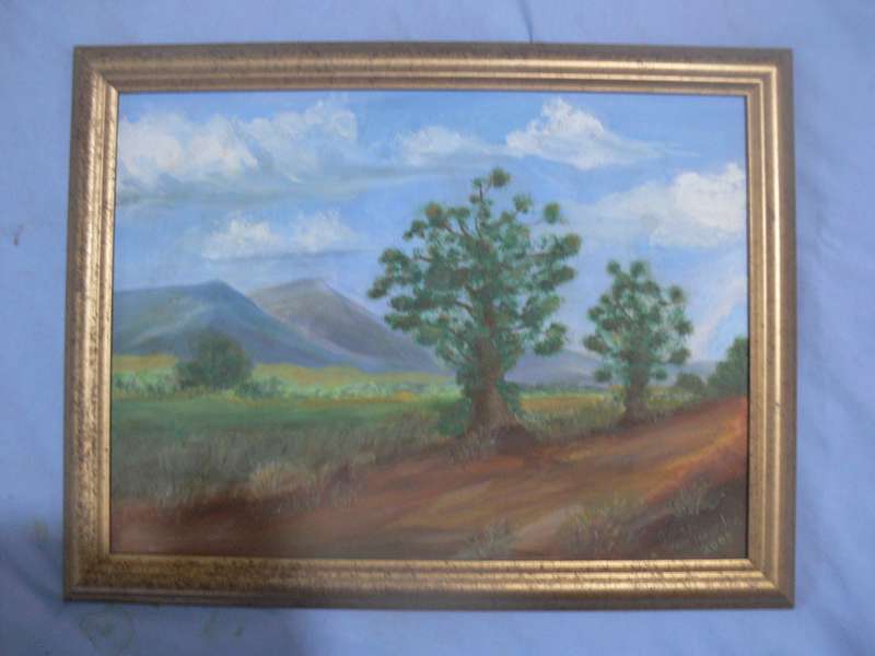 Gwen van Heerden Landscape scene original painting