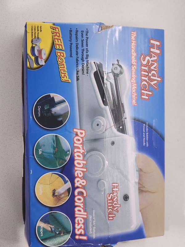 Portable Handheld Sewing Machine  Quick and Easy Repairs for Fabric and Clothing