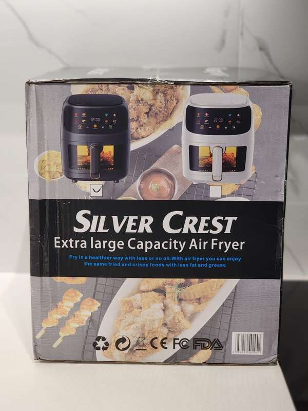 Silver Crest XXL 8L Digital Air Fryer with Clear View Window  2400W
