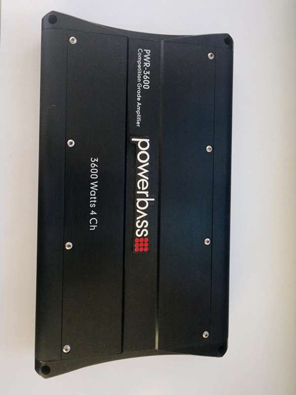Powerbass PWR-3600 4 Channel 3600W Car Amplifier