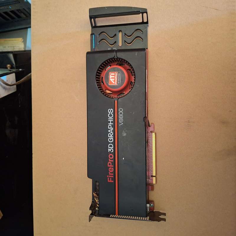 ATI FirePro V8800 2GB DDR5 Professional Graphics Card - 4K GPU Second hand