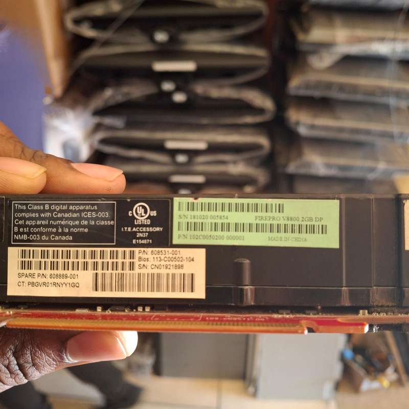 ATI FirePro V8800 2GB DDR5 Professional Graphics Card - 4K GPU Second hand