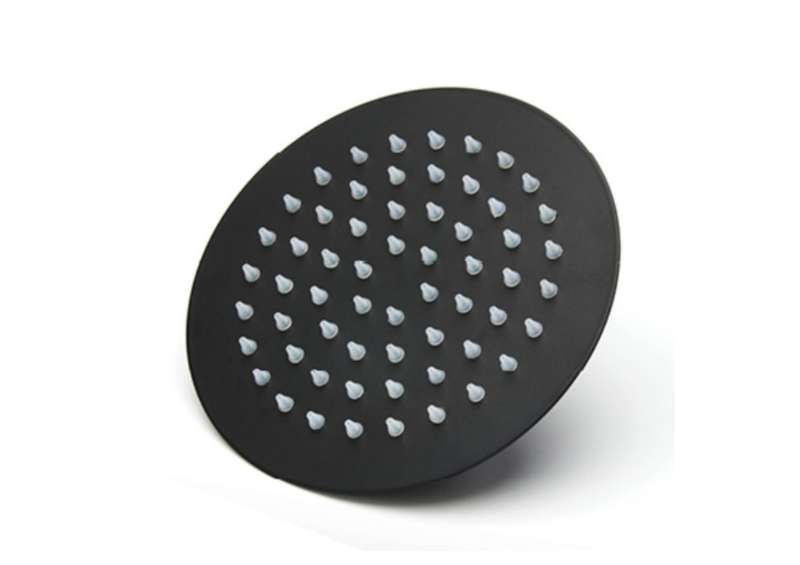 Kessler Shower Head | Rose Round PVC 200mm Matte Black