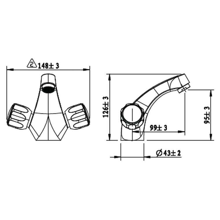 Cobra Basin Mixer Tap Faucet Metsi