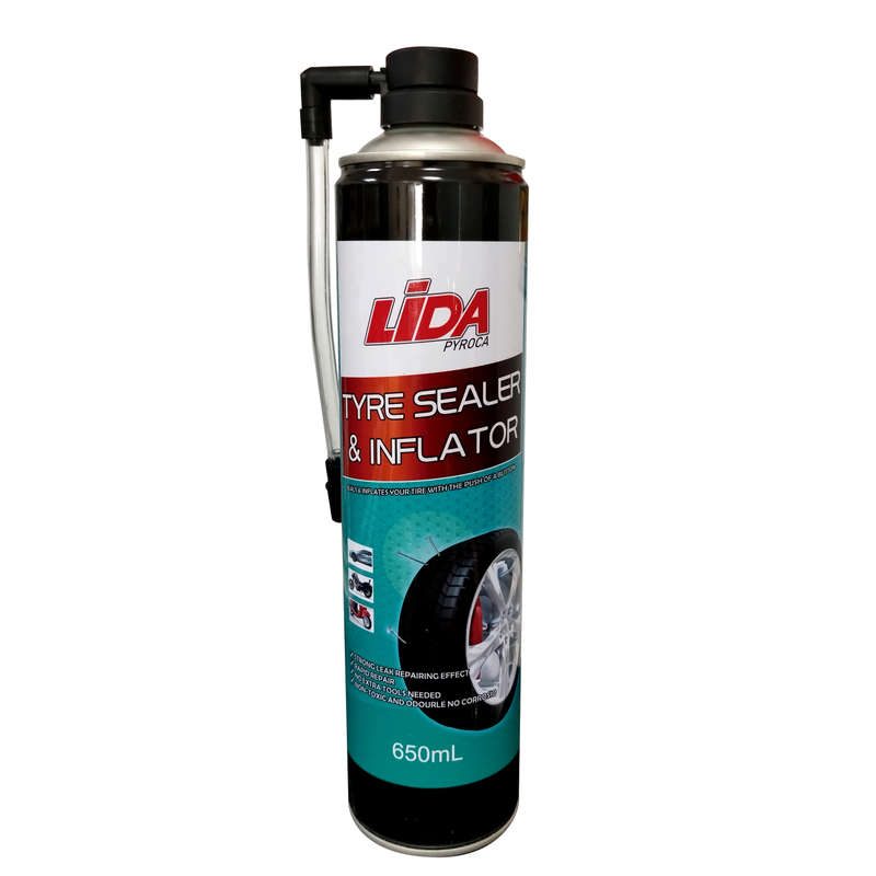 LiDA Emergency Tyre Sealer Inflator 650ml